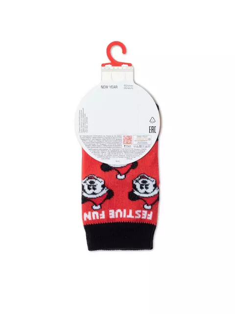 Новогодние детские носки new year ©disney 648 красный, 21С-64СПМ, 10, CONTE-KIDS,  - 3