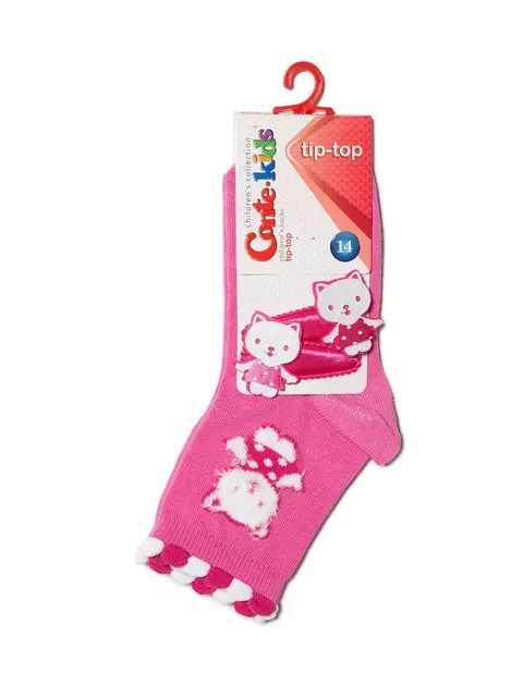 Носки детские tip-top (с резинкой "пикот") 289 розовый, 17С-27СП, 14, CONTE-KIDS,  - 2