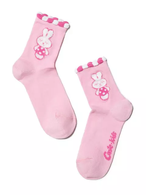 Носки детские tip-top (с резинкой "пикот") 290 cветло-розовый, 17С-27СП, 14, CONTE-KIDS,  - 1