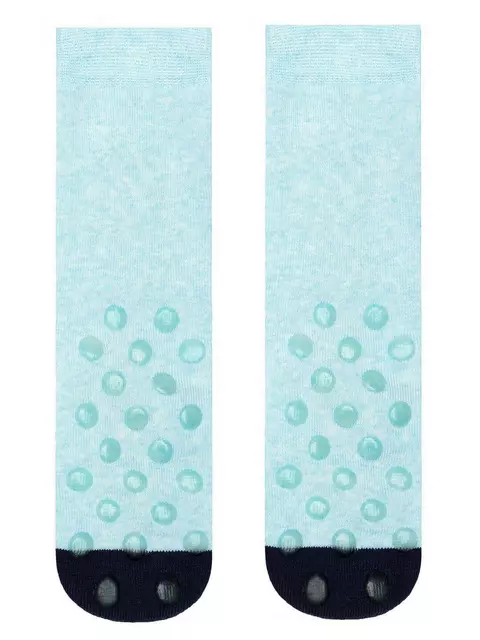 Носки детские веселые ножки (махровые, антискользящие) 293 бледно-бирюзовый, 17С-45СП, 20, CONTE-KIDS,  - 4