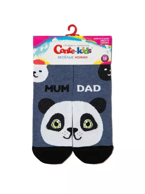 Носки детские conte-kids веселые ножки 281 джинс, 17С-10СП, 18, CONTE-KIDS,  - 2