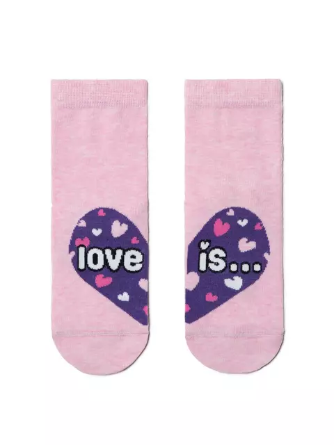 Носки детские tip-top (весёлые ножки) 279 cветло-розовый, 17С-10СП, 24, CONTE-KIDS,  - 1