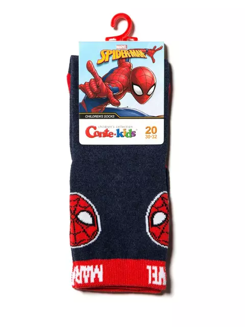 Носки с рисунками человек-паук ©marvel 412 темно-синий, 17С-132СПМ, 22, CONTE-KIDS,  - 2