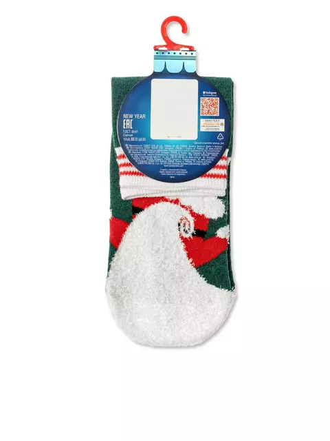 Носки детские новогодние с пушистой нитью «enjoy xmas» conte-kids 522, 20С-66СП, 20-22, CONTE-KIDS,  - 3