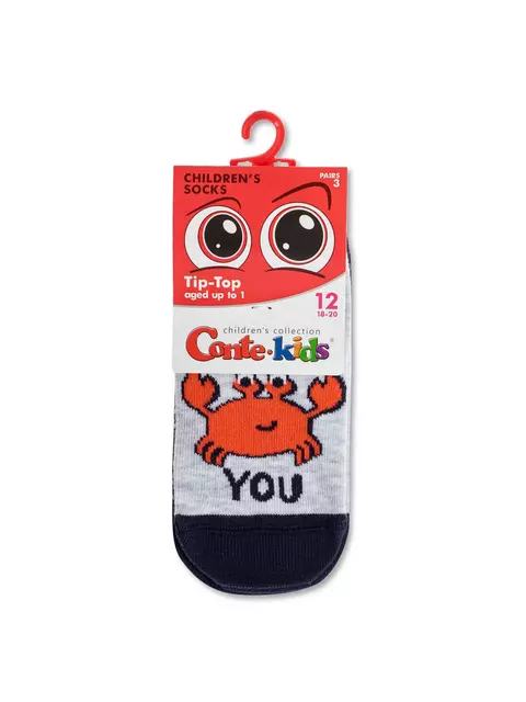 Носки детские tip-top (3 пары) 730 ассорти, 5С-11СП, 14, CONTE-KIDS,  - 5
