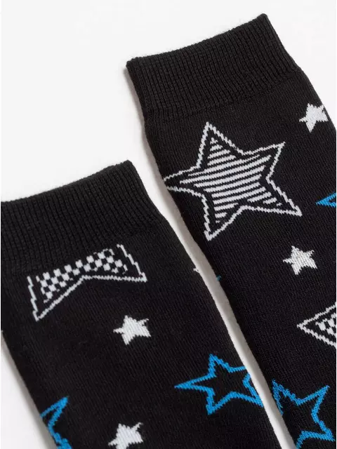 Носки детские махровые sof-tiki "stars" 598 черный-синий, 21С-13СП, 18, CONTE-KIDS,  - 2