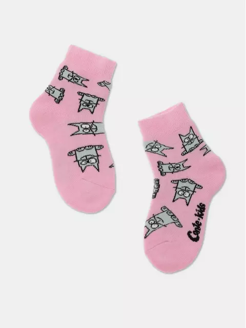 Носки детские махровые sof-tiki "cats" 599 cветло-розовый, 21С-13/1СП, 12, CONTE-KIDS,  - 1