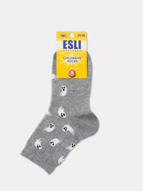 Носки детские esli с рисунками "ghost" 642 серый, 21С-90СПE, 18, ESLI,  - 2