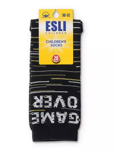 Носки детские esli с рисунками "game over" 690 темно-синий, 21С-90СПE, 22, ESLI,  - 2