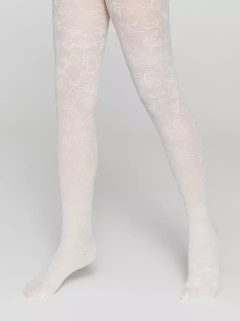 Детские колготки с ажурным рисунком ketty milk, 20С-111СП, 140-146, CONTE ELEGANT,  - 3