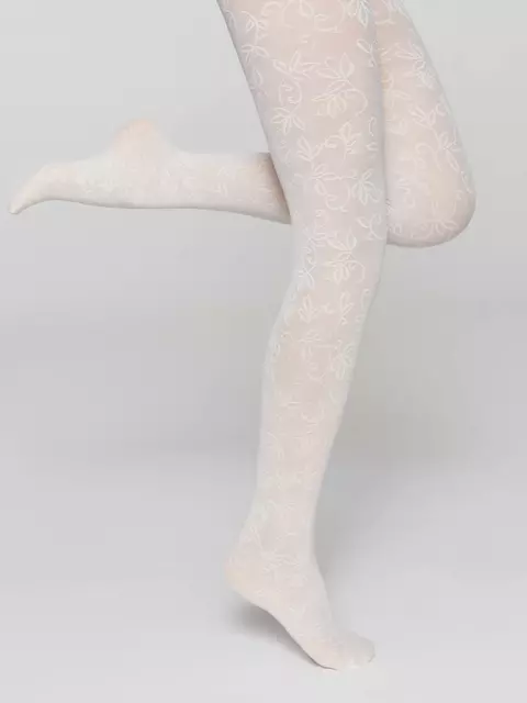 Детские колготки с ажурным рисунком ketty milk, 20С-111СП, 140-146, CONTE ELEGANT,  - 2