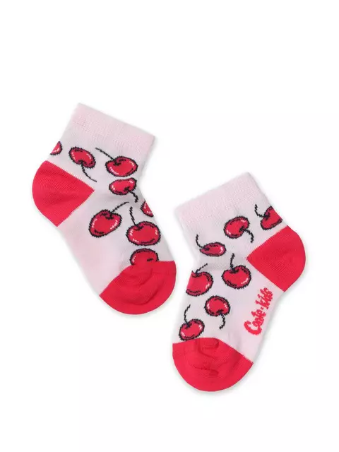 Хлопковые детские носки tip-top с рисунками 585 светло-розовый, 5С-11СП, 12, CONTE-KIDS,  - 1