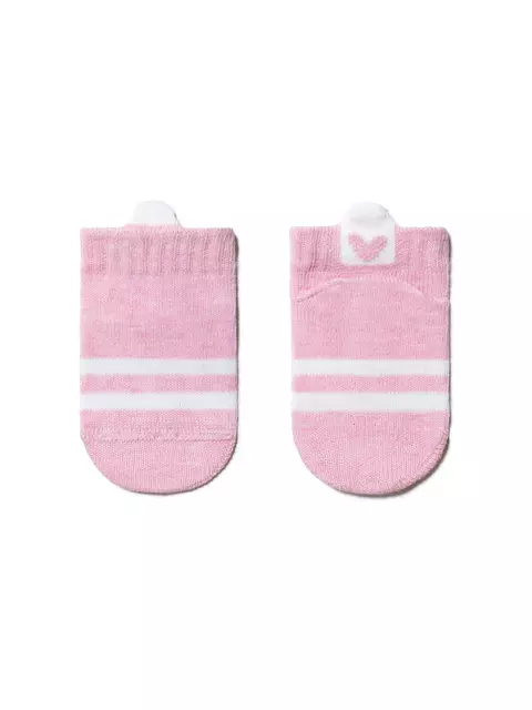 Хлопковые детские носки tip-top с пикотом-«язычком» 512 cветло-розовый, 19С-246СП, 8, CONTE-KIDS,  - 1