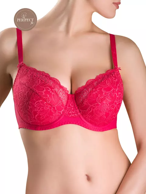 Бюстгальтер c чашками на дубляже с хлопком city style rb5015 брусника, 16С-0037КСП, 75D, CONTE ELEGANT,  - 2