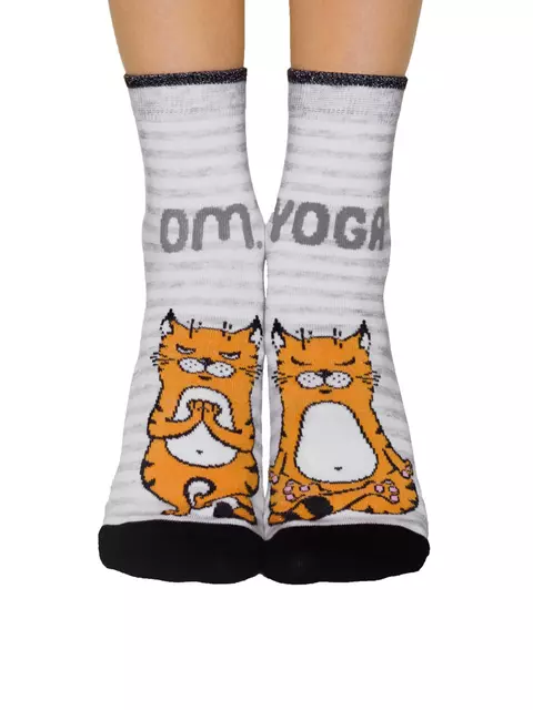 Носки женские conte happy 125 бежевый, , 36-39 (23-25), CONTE ELEGANT, - 2