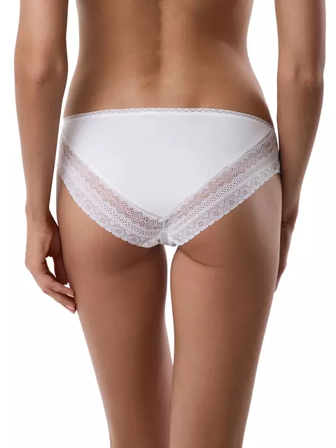Трусы женские conte "бикини" macramer art lb 774 (в коробке) white, 17С-459ТСП, 106/XL, CONTE ELEGANT,  - 2