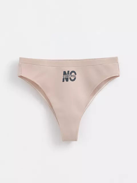 Трусы женские «бразилиана» с тату-рисунками tattoo style lbr 1479 natural, , 98/M, CONTE ELEGANT, - 3