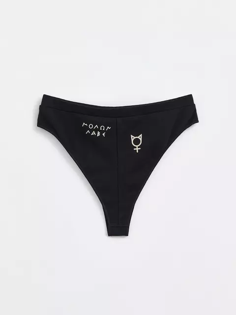 Трусы женские бразилиана tattoo style conte lbr 1479 black, , 102/L, CONTE ELEGANT, - 5