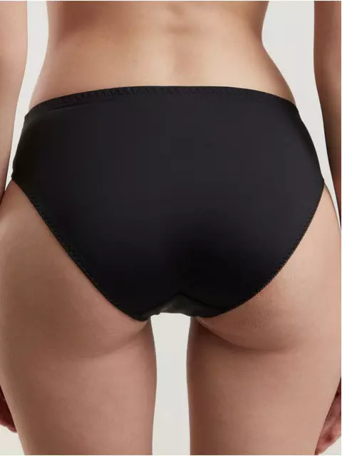 Трусы женские «слип» со средней линией талии aura rp3080 черный, 19С-0017КСП, 114/3XL, CONTE ELEGANT,  - 2