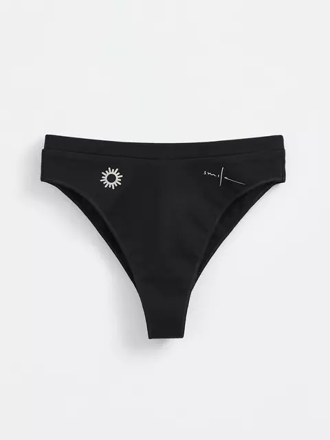 Трусы женские бразилиана tattoo style conte lbr 1483 black, , 98/M, CONTE ELEGANT, - 3
