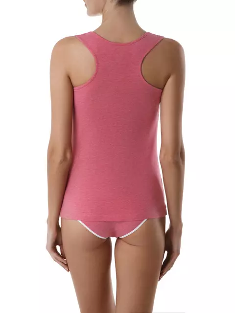 Майка женская basic lm 646 красный меланж, 16С-263ТСП, 170,176-96/L, CONTE ELEGANT,  - 2