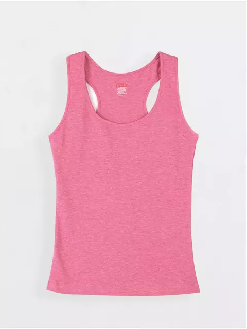 Майка женская basic lm 646 красный меланж, 16С-263ТСП, 170,176-96/L, CONTE ELEGANT,  - 3