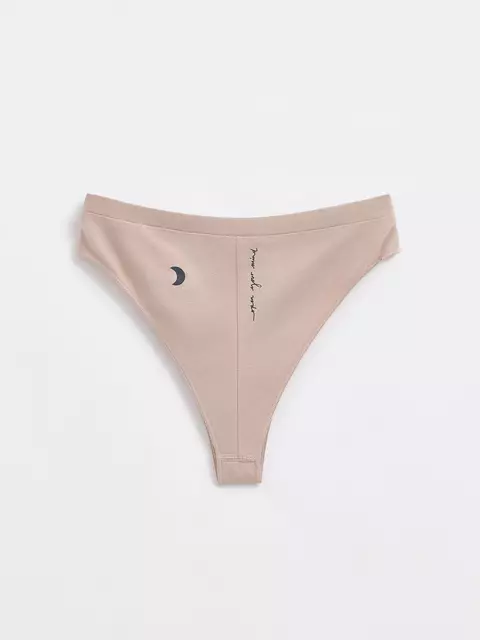 Трусы женские «бразилиана» с тату-рисунками tattoo style lbr 1483 natural, , 102/L, CONTE ELEGANT, - 4