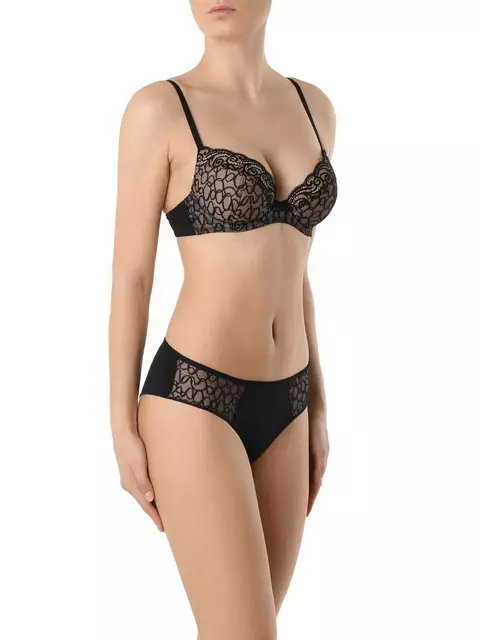 Бюстгальтер с эффектом push-up voile rb2081 черный, 20С-0005КСП, 70C, CONTE ELEGANT,  - 3