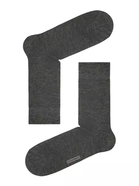 Носки мужские comfort (кашемир) 000 темно-серый, 15С-66СП, 44-45 (29), DIWARI,  - 1