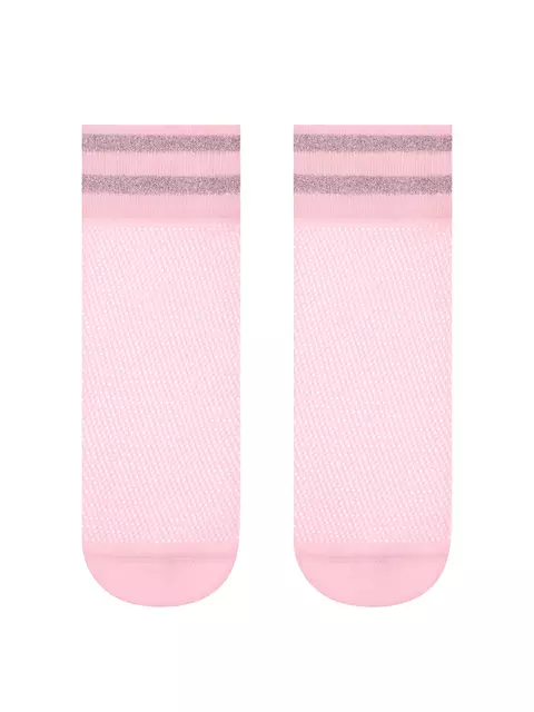 Носки женские conte fantasy (короткие, люрекс)  132 light pink, 17С-122СП, 36-39 (23-25), CONTE ELEGANT,  - 2