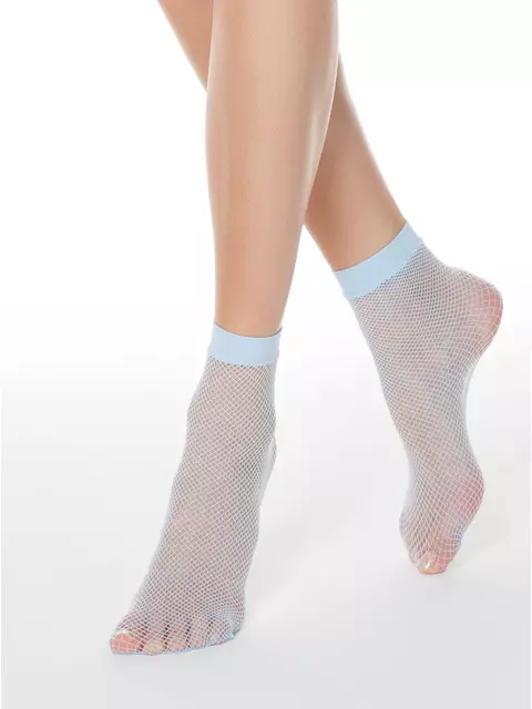 Носки женские conte rette socks-medium light blue, 17С-177СП, 36-39 (23-25), CONTE ELEGANT,  - 1