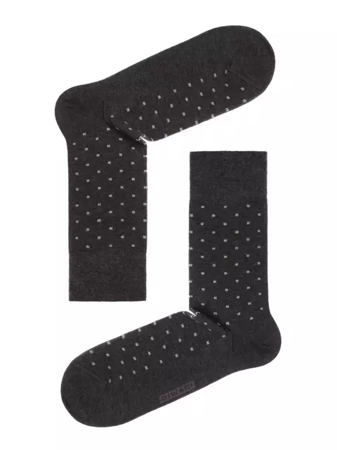 Носки мужские diwari comfort (меланж) 040 темно-серый, 7С-26СП, 40-41 (25), DIWARI,  - 1