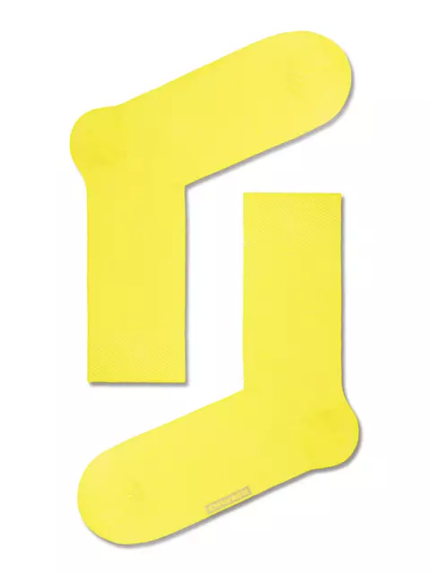 Носки мужские diwari happy (однотонные) 000 светло-желтый, 15С-23СП, 42-43 (27), DIWARI,  - 1