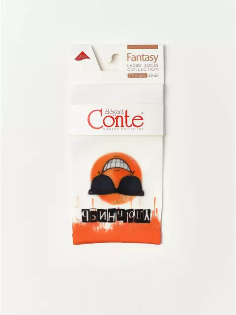 Носки женские conte fantasy с ярким принтом 247 mix, 18С-76СП, 36-39 (23-25), CONTE ELEGANT,  - 5