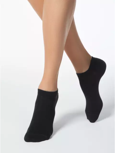 ​ультракороткие женские носки из хлопка levante 000 черный, , 36-37 (23), LEVANTE, - 1
