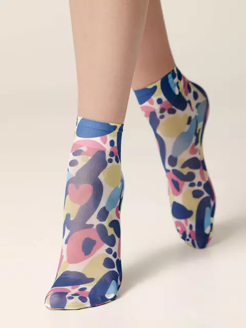 Носки женские conte fantasy с ярким принтом 249 mix, 18С-76СП, 36-39 (23-25), CONTE ELEGANT,  - 2