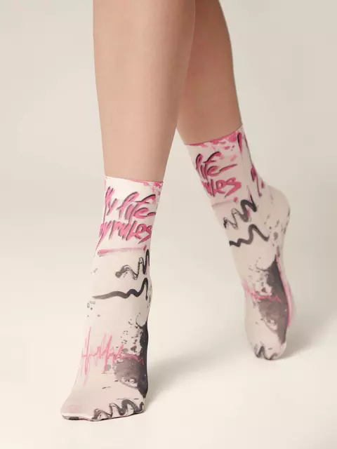 Носки женские conte fantasy с рисунком 756 mix, 20С-102СП, 36-39 (23-25), CONTE ELEGANT,  - 2