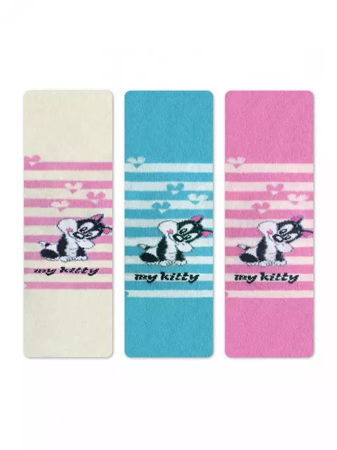 Детские колготки conte-kids sof-tiki (махровые внутри) с рисунками 390 мальва, 7С-38СП, 80-86 (14), CONTE-KIDS,  - 3