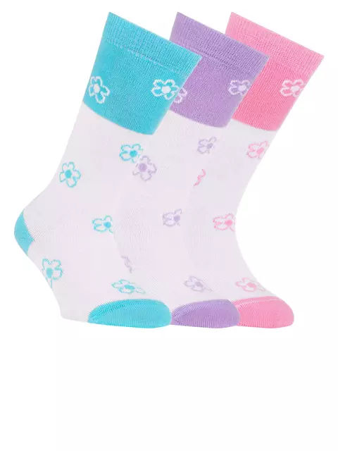 Гольфы детские conte-kids tip-top 041 белый-бирюза, 7С-21СП, 14, CONTE-KIDS,  - 2