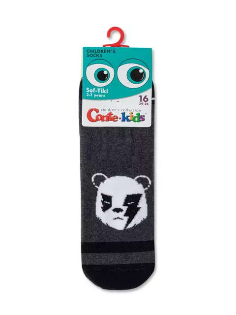 Носки детские махровые sof-tiki "bear error" 597 т.серый, 21С-13СП, 16, CONTE-KIDS,  - 2