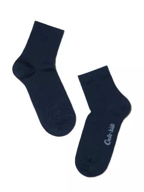 Хлопковые детские носки (однотонные) tip-top 000 темно-синий, 5С-11СП, 8, CONTE-KIDS,  - 1