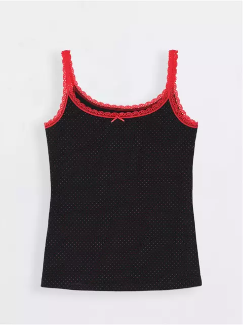 Топ женский  lazy days conte lt 1002 black-red, 18С-790ТСП, 170-88/S, CONTE ELEGANT,  - 3
