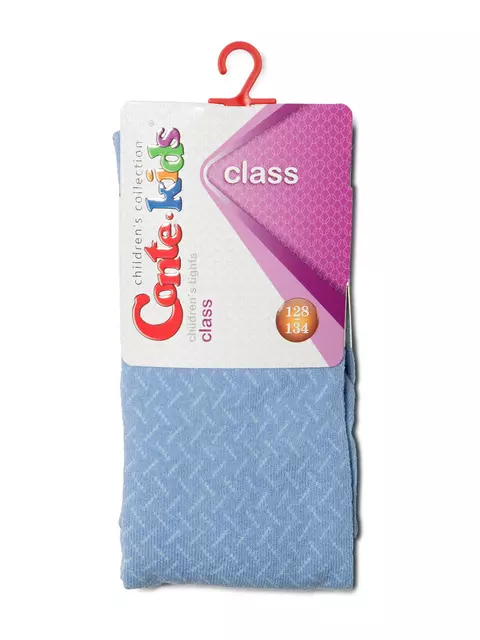 Колготки детские class 300 голубой, 7С-31СП, 128-134 (20), CONTE-KIDS,  - 2