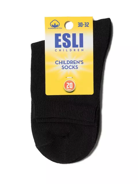 Носки детские (однотонные) esli 000 черный, 19С-142СПЕ, 20, ESLI,  - 2