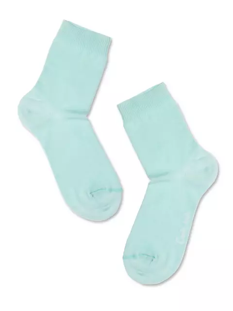 Хлопковые детские носки (однотонные) tip-top 000 бледно-бирюзовый, 5С-11СП, 20, CONTE-KIDS,  - 1