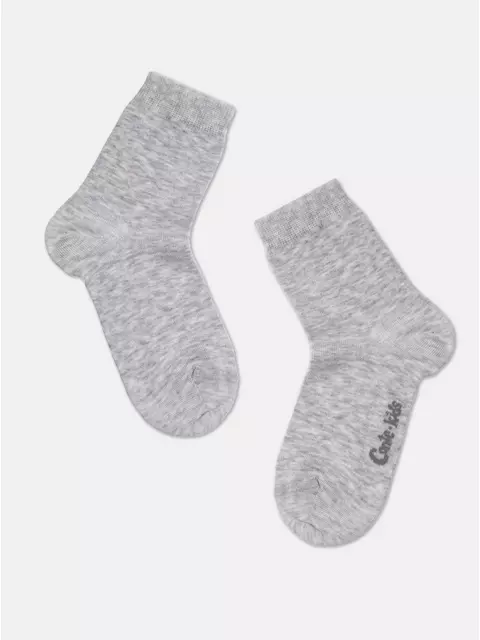 Хлопковые детские носки (однотонные) tip-top 000 светло-серый, 5С-11СП, 14, CONTE-KIDS,  - 1