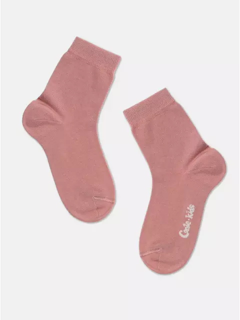 Хлопковые детские носки (однотонные) tip-top 000 пепельно-розовый, 5С-11СП, 18, CONTE-KIDS,  - 1