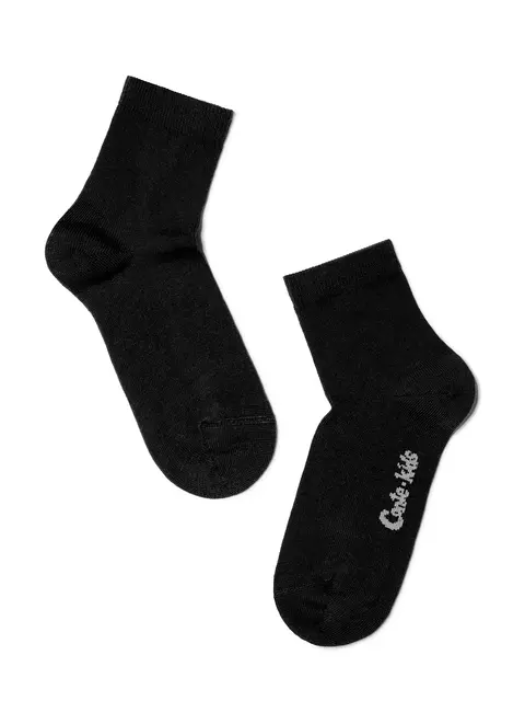 Хлопковые детские носки (однотонные) tip-top 000 черный, 5С-11СП, 18, CONTE-KIDS,  - 1