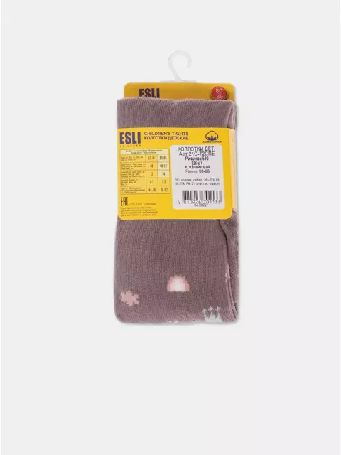 Колготки детские esli 590 кофейный, 21С-72СПЕ, 80-86 (14), ESLI,  - 4
