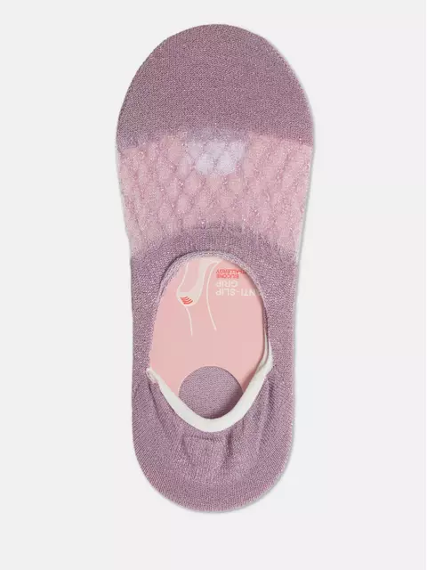 Подследники женские из вискозы с люрексом 236 светло-сиреневый, 21С-15СП, 38-39 (25), CONTE ELEGANT,  - 2